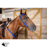 New! Marfa Lights Suede Browband Royal - Country Scene Saddlery and Pet Supplies