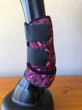 Maroon Cheetah Boots. - Country Scene Saddlery and Pet Supplies