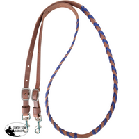 New! Martin Saddlery Barrel Reins 3/4″ Laced With Latigo Leather Western