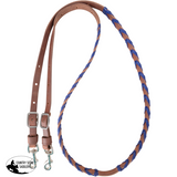 New! Martin Saddlery Barrel Reins 3/4″ Laced With Latigo Leather Western