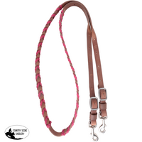 New! Martin Saddlery Barrel Reins 3/4″ Laced With Latigo Leather Western