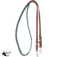 New! Martin Saddlery Barrel Reins 3/4″ Laced With Latigo Leather Western