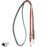 NEW! Martin Saddlery Barrel Reins 3/4″ Laced with Latigo Leather - Country Scene Saddlery and Pet Supplies
