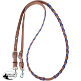 NEW! Martin Saddlery Barrel Reins 3/4″ Laced with Latigo Leather - Country Scene Saddlery and Pet Supplies