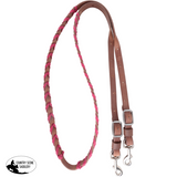 NEW! Martin Saddlery Barrel Reins 3/4″ Laced with Latigo Leather - Country Scene Saddlery and Pet Supplies