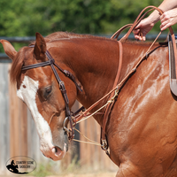 New! Martin Saddlery Phil Haugen German Martingale Western Reins