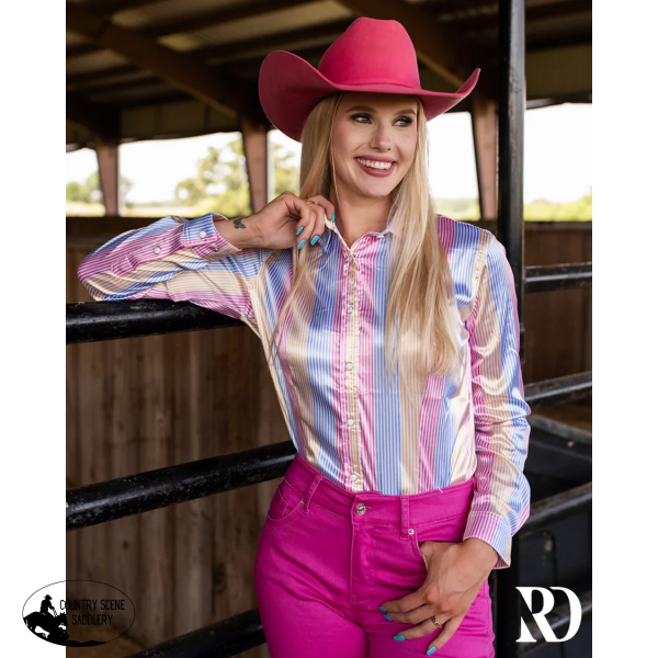 New! MARY KAY SATIN PERFORMANCE RODEO SHIRT Western Style