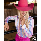 New! MARY KAY SATIN PERFORMANCE RODEO SHIRT X Small (Women’s Size 00 0) Western Style