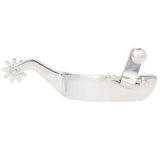 Myler Stainless Steel Spur with 1 1/4" Band and 10 Point Rowel. - Country Scene Saddlery and Pet Supplies