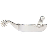 Myler Stainless Steel Spur with 1" Band and 10 Point Rowel. - Country Scene Saddlery and Pet Supplies