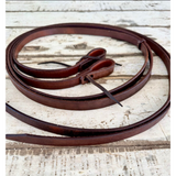 New! Oiled Harness Leather Split Reins-8ft x 3/4” - Country Scene Saddlery and Pet Supplies