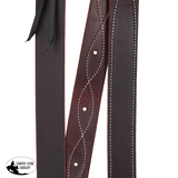 New! Oiled Harness Leather Stitched Latigo - Made in the USA