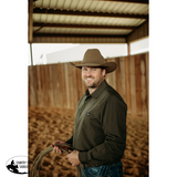 New! OLIVE MEN’S BREEZE PERFORMANCE SHIRT Mens Shirts