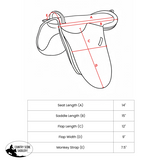 New! Oxley Turnout Paddle Show Saddles