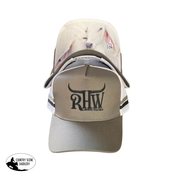 New! P1466 - Limited Edition Rhw Western Trucker Cap Hats