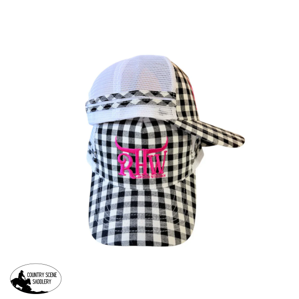 New! P4215 - RHW Western Trucker Cap Caps