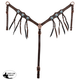 New! Painted Headstall And Breast Collar Sets Tack