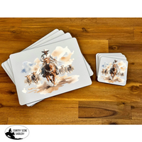 New! Placemat & Coaster Set - Mustering Giftware