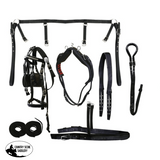 New! Premium Medium / Large Horse Size nylon driving harness meant for heavy use. - Country Scene Saddlery and Pet Supplies