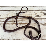 New! Premium Nylon Rope Nose Tie Down -Brown spur strap