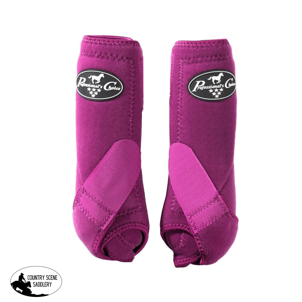 New! Professionals Choice SMB Strike Sports Boots Fronts Raspberry Horse Boots & Leg Wraps