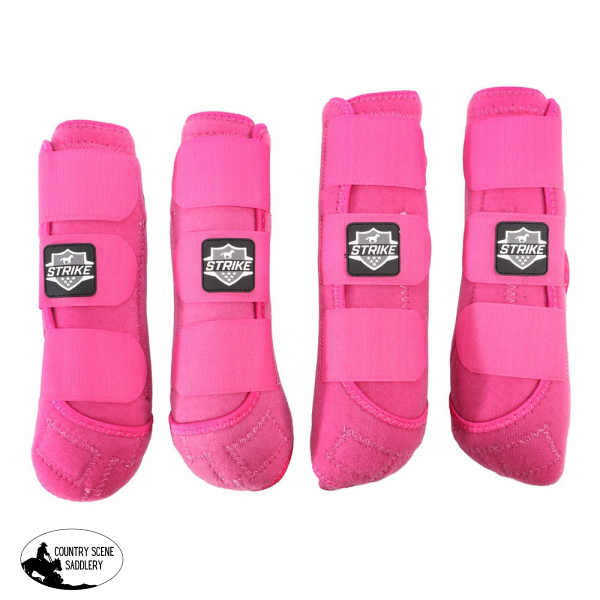 New! Professionals Choice SMB Strike Sports Boots Raspberry Horse Boots & Leg Wraps