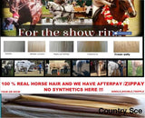 Pure White False Tail - Country Scene Saddlery and Pet Supplies