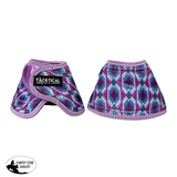 New! PURPLE CASSIDY WITH SPARKLE VELCRO BELL BOOTS - Country Scene Saddlery and Pet Supplies