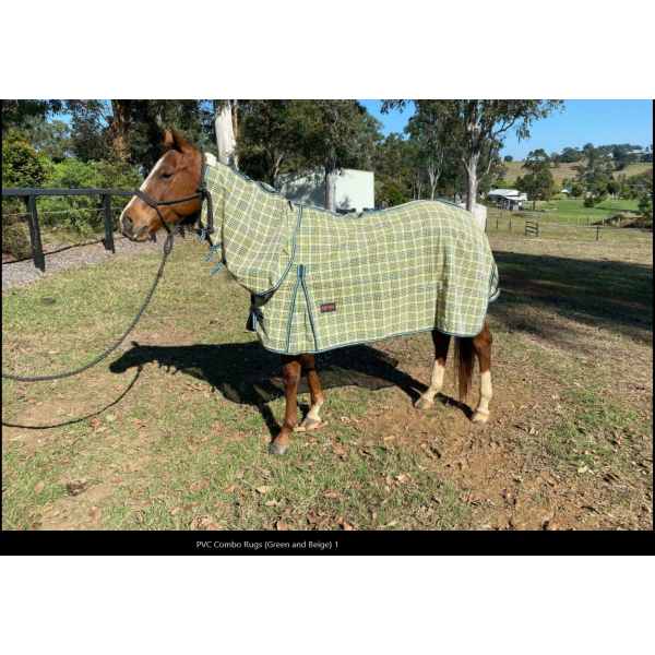 New! PVC Combo Rugs (Green and Beige) 6’6 Summer Combos