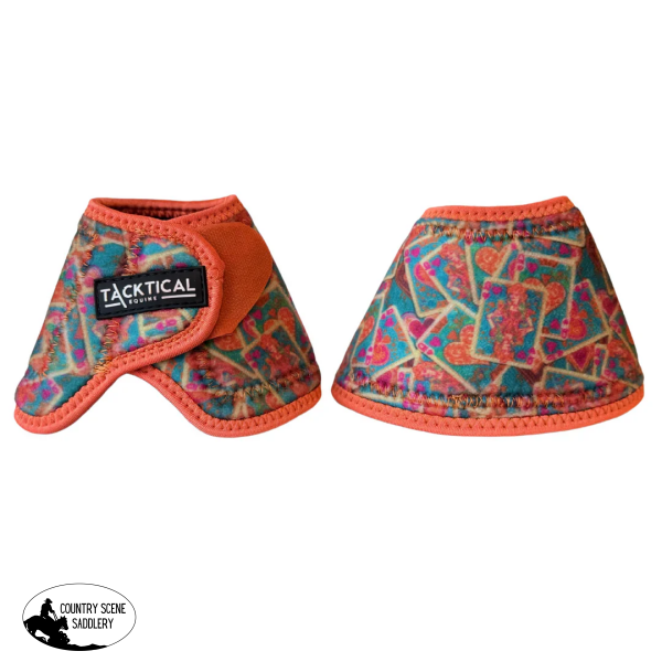 New! QUEEN OF HEARTS Bell Boots MEDIUM / FRONT Splint Boots