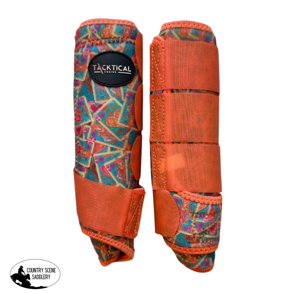 New! QUEEN OF HEARTS MEDIUM / FRONT Splint Boots