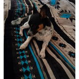 New! Queen Size 3 pc Borrego comforter set with southwest design. - Country Scene Saddlery and Pet Supplies