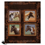 New! Queen Size Silk Touch Ultra Soft Blanket - Lucky in Love - Country Scene Saddlery and Pet Supplies