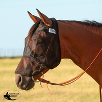 New! Quiet Ride Fly Mask With Long Nose Horse Masks