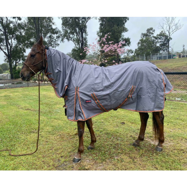 New! Rainsheets 1200 Denier 100% Waterproof Grey Rust Trim 6’0 Winter Combos