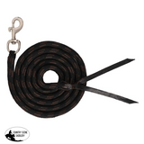 New! Ranch Show Lead 12’ Black/Brown - Horse Leads
