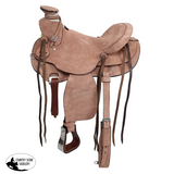 New! Ranchman Roughout Wade Roper Style Saddle - 16 Inch - Country Scene Saddlery and Pet Supplies