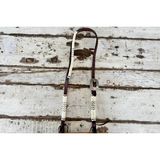 New! Rawhide Laced One Eared Headstall spur strap