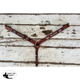 New! Rawhide Stitched Breast Collar - Country Scene Saddlery and Pet Supplies