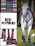 Red Feathers Boots. - Country Scene Saddlery and Pet Supplies