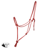 New! Rope Halters Red