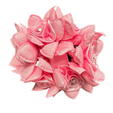 New! Rose Petal Hair Scrunchie with Crystals