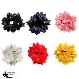 New! Rose Petal Hair Scrunchie with Crystals - Medium - Diameter: Internal 5cm - External 10cm Medium - Diameter: