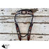 New! Rough Cut Browband Bridle - Headstalls and Bridles