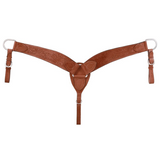 New! Royal King Floral Carved Breastcollar - Country Scene Saddlery and Pet Supplies