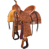 NEW! Royal King Prescott All Around Saddle -8-inch gullet Cowboy Roper