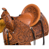 NEW! Royal King Prescott All Around Saddle -8-inch gullet Cowboy Roper