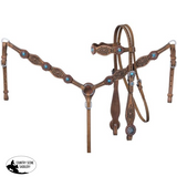 New! Royal King Serenity Mini Headstall & Breastcollar Set Full/cob / Horse Tack Sets