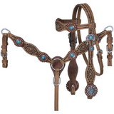 New! Royal King Serenity Mini Headstall & Breastcollar Set Tack Sets