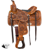 NEW! Royal King Youth Abilene Pleasure Trail Saddle-Gullet: 7½’ QHB Cowboy Roper